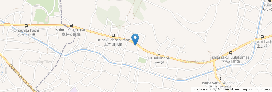 Mapa de ubicacion de 小柴歯科医院 en 日本, 神奈川縣, 川崎市, 高津区, 宮前区.
