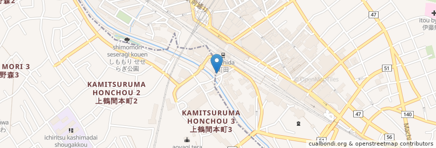 Mapa de ubicacion de アイリーン ドナン en Japão, Tóquio, 町田市.