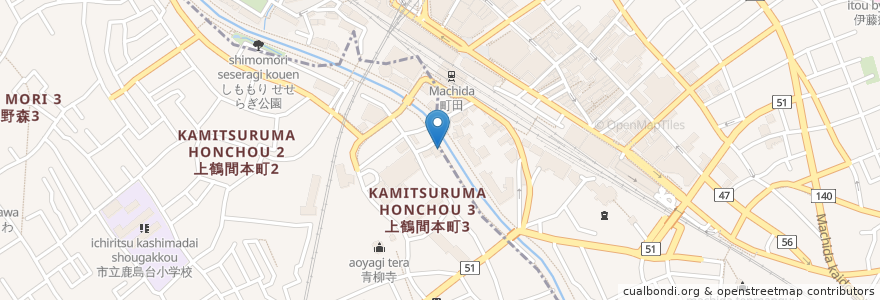 Mapa de ubicacion de Riverside KOJO en 일본, 도쿄도, 町田市.