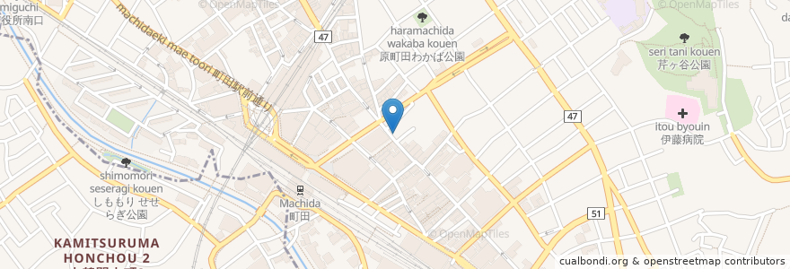 Mapa de ubicacion de ドトールコーヒーショップ en Япония, Токио, Матида.