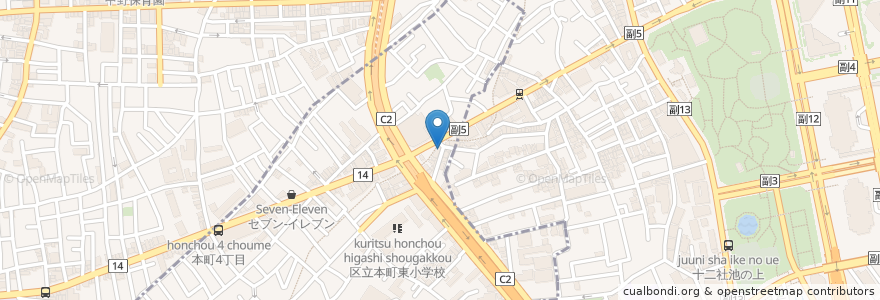 Mapa de ubicacion de 豊田歯科 クリニック en ژاپن, 東京都, 渋谷区.
