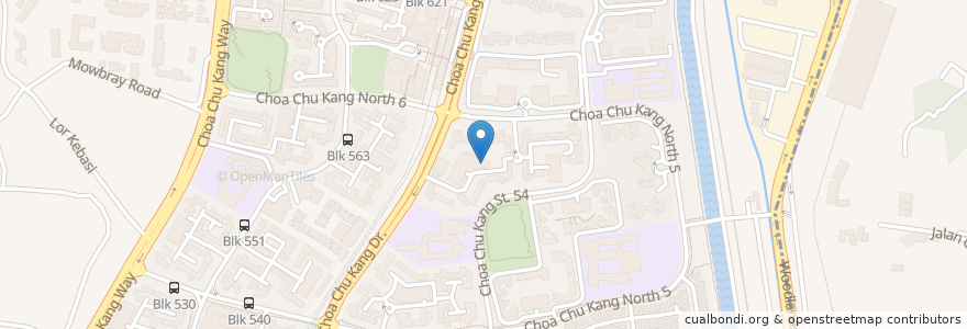 Mapa de ubicacion de S11 en Singapore, Northwest.