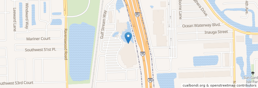 Mapa de ubicacion de Islamorada Fish Company en Vereinigte Staaten Von Amerika, Florida, Broward County.