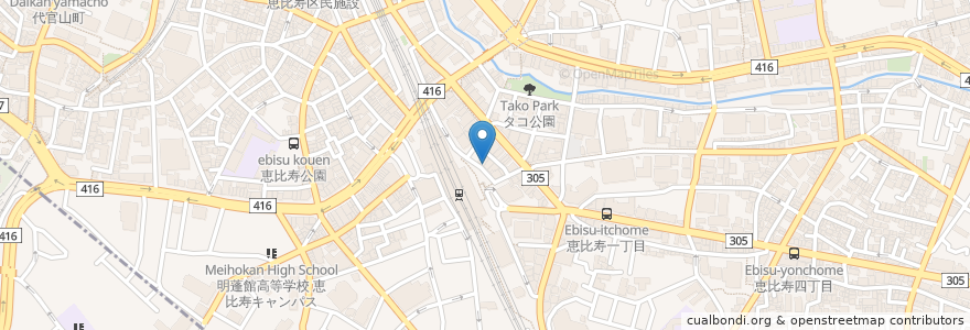 Mapa de ubicacion de TeaStyle en 日本, 東京都, 渋谷区, 渋谷区.