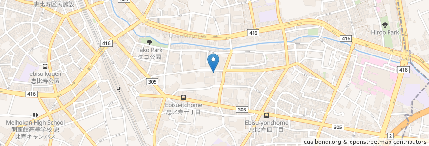 Mapa de ubicacion de なかよしはなれ en 日本, 東京都, 渋谷区, 渋谷区.