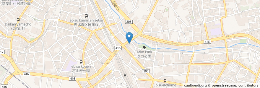 Mapa de ubicacion de 村さ来 en 日本, 東京都, 渋谷区, 渋谷区.