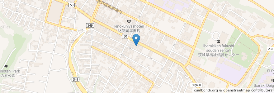 Mapa de ubicacion de MILL WOOD en Jepun, 茨城県, 水戸市.