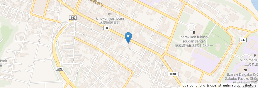 Mapa de ubicacion de ホームメイド en 일본, 이바라키현, 水戸市.