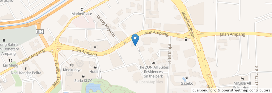 Mapa de ubicacion de 法界观音圣寺 en 马来西亚, 雪兰莪州, 吉隆坡.