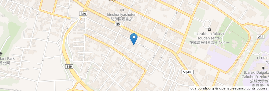 Mapa de ubicacion de ビヤ・ビベーレ en 日本, 茨城県, 水戸市.