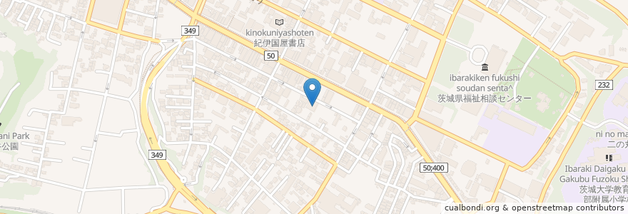 Mapa de ubicacion de 欧風居酒屋 食の王道 en Japão, 茨城県, 水戸市.
