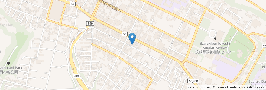 Mapa de ubicacion de さいか楼 en ژاپن, 茨城県, 水戸市.
