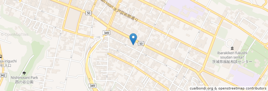 Mapa de ubicacion de TOGO中国文化ハウス en Japon, Préfecture D'Ibaraki, 水戸市.