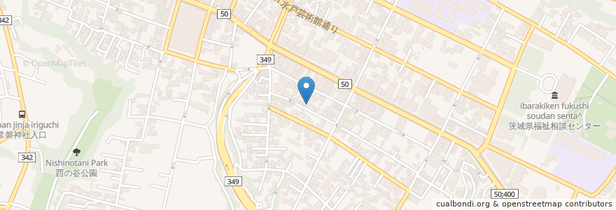 Mapa de ubicacion de 二胡教室 美音会 en Japonya, 茨城県, 水戸市.