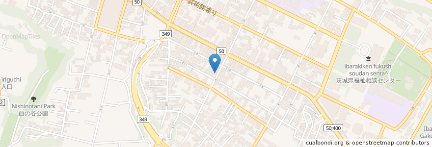 Mapa de ubicacion de 新井耳鼻咽喉科 en Japan, Ibaraki Prefecture, Mito.