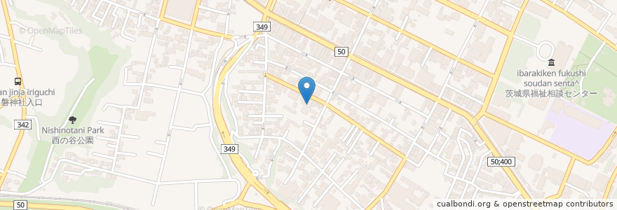 Mapa de ubicacion de キンダーワールドナーサリー保育園 en 日本, 茨城県, 水戸市.