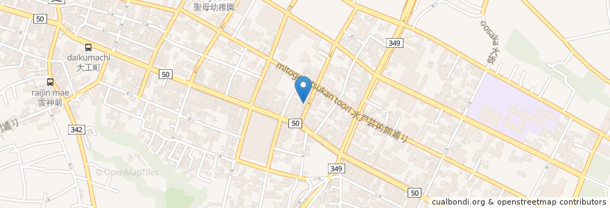 Mapa de ubicacion de 歯科ハーモニーデンタルクリニック en Japonya, 茨城県, 水戸市.