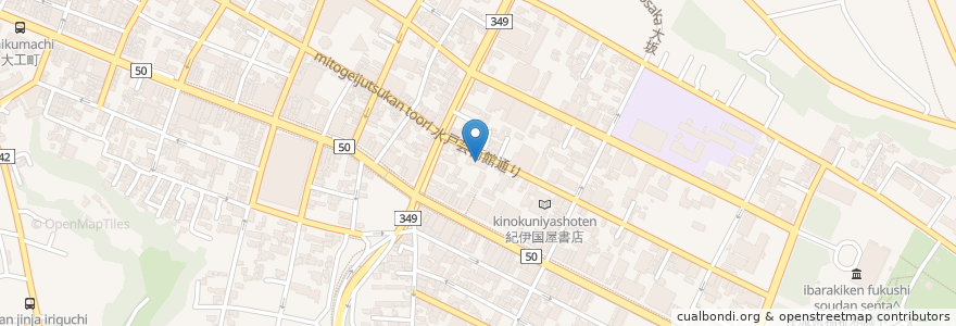 Mapa de ubicacion de 水戸聖ステパノ教会 en Japão, 茨城県, 水戸市.