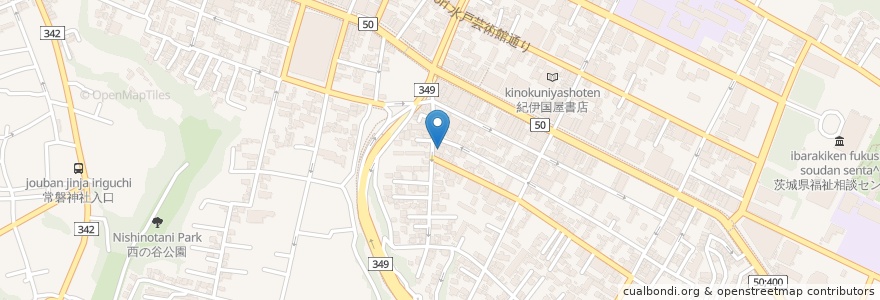 Mapa de ubicacion de 慈愛堂 en Japan, Ibaraki Prefecture, Mito.