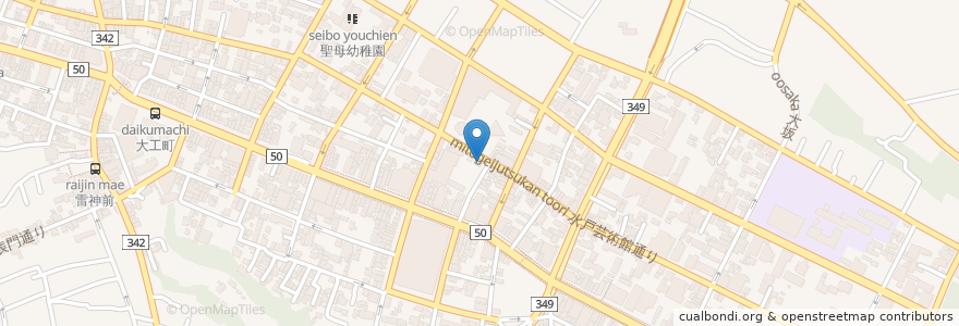Mapa de ubicacion de 加藤歯科医院 en Japan, 茨城県, 水戸市.