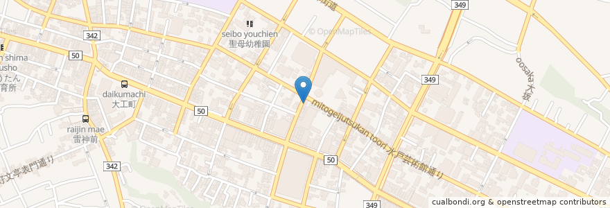Mapa de ubicacion de 今井歯科医院 en 日本, 茨城県, 水戸市.