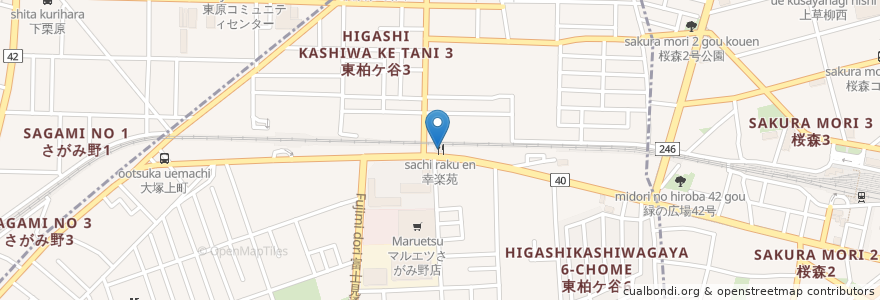 Mapa de ubicacion de 幸楽苑 en Япония, Канагава.