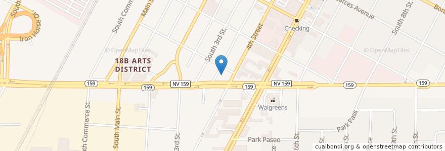 Mapa de ubicacion de Arco en 美利坚合众国/美利堅合眾國, 内华达州 / 內華達州, Clark County, Las Vegas.
