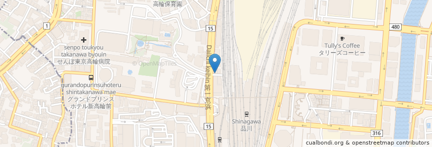 Mapa de ubicacion de 高橋矯正歯科医院 en Japon, Tokyo.
