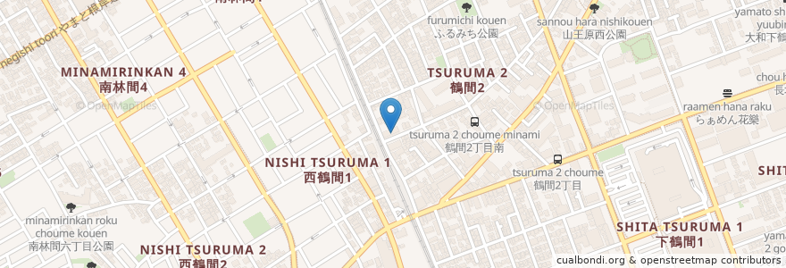 Mapa de ubicacion de オーク歯科クリニック en Япония, Канагава, Ямато.