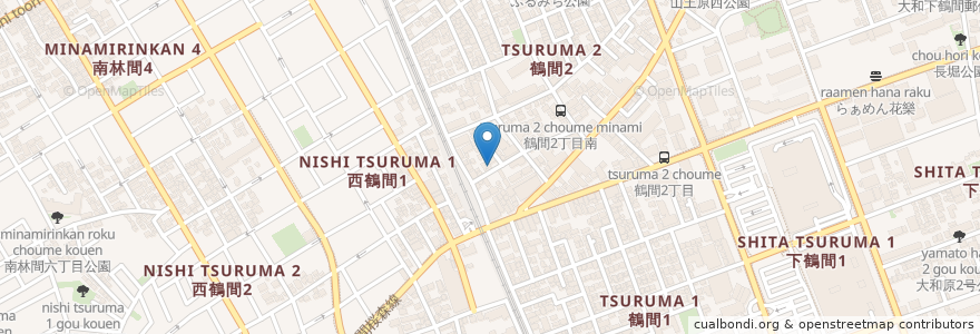 Mapa de ubicacion de 山岡歯科医院 en Japon, Préfecture De Kanagawa, 大和市.