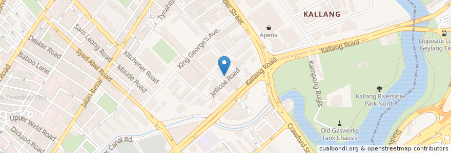 Mapa de ubicacion de Toast Box en シンガポール, Central.