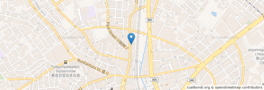 Mapa de ubicacion de LOSCABOS en 日本, 東京都, 渋谷区.
