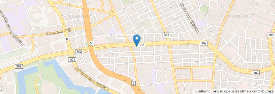 Mapa de ubicacion de 吉野家 en 日本, 東京都, 千代田区.