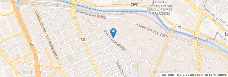 Mapa de ubicacion de クレオール一歩 en Giappone, Tokyo, Chiyoda.