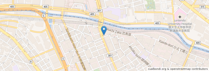 Mapa de ubicacion de 第一薬局 en Japonya, 東京都, 千代田区.