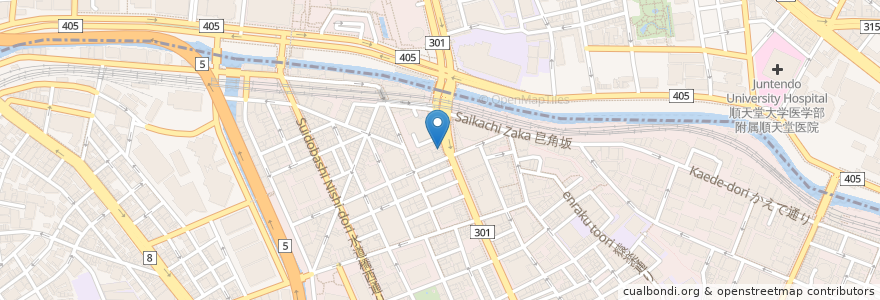Mapa de ubicacion de サンマルクカフェ en Japan, Tokio, 千代田区.