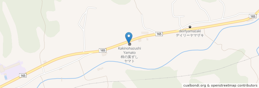 Mapa de ubicacion de 柿の葉ずしヤマト en 日本, 奈良県, 桜井市.