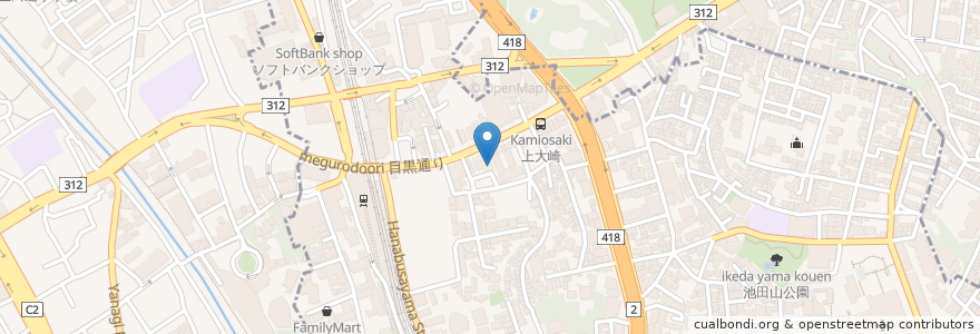 Mapa de ubicacion de 自転車文化センター en Japon, Tokyo, 品川区.