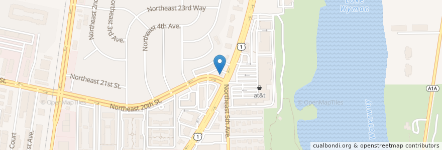 Mapa de ubicacion de Cannoli Kitchen en Amerika Syarikat, Florida, Palm Beach County, Boca Raton.