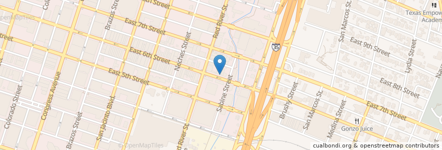 Mapa de ubicacion de Geisha Sushi & Grill en Estados Unidos De América, Texas, Travis County, Austin.