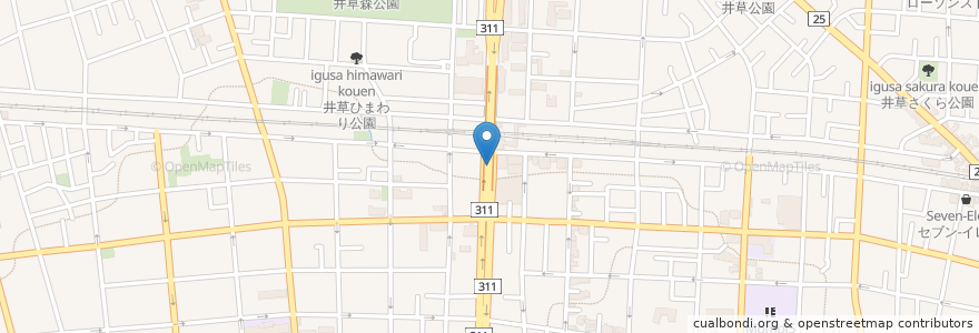 Mapa de ubicacion de 井荻南地下自転車駐車場 en Jepun, 東京都, 杉並区.