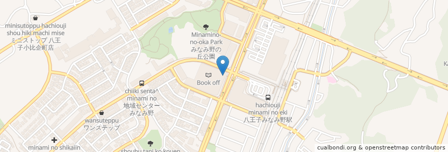 Mapa de ubicacion de McDonald's en Giappone, Tokyo, 八王子市.