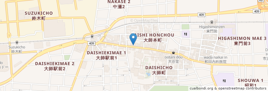 Mapa de ubicacion de Cache-Cache en ژاپن, 神奈川県, 川崎市, 川崎区.