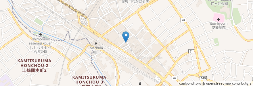 Mapa de ubicacion de iho iho en Japonya, 東京都, 町田市.