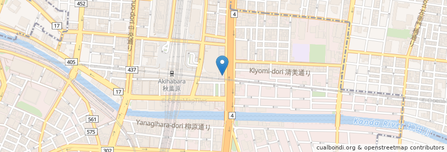 Mapa de ubicacion de コクミン en 日本, 東京都, 千代田区.