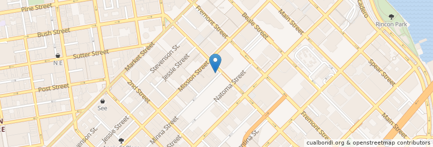 Mapa de ubicacion de Oasis Grill en 美利坚合众国/美利堅合眾國, 加利福尼亚州/加利福尼亞州, 旧金山市县/三藩市市縣/舊金山市郡, 旧金山.