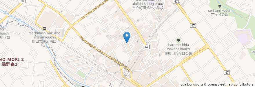 Mapa de ubicacion de ビストロ Isomaru en Japón, Tokio, Machida.