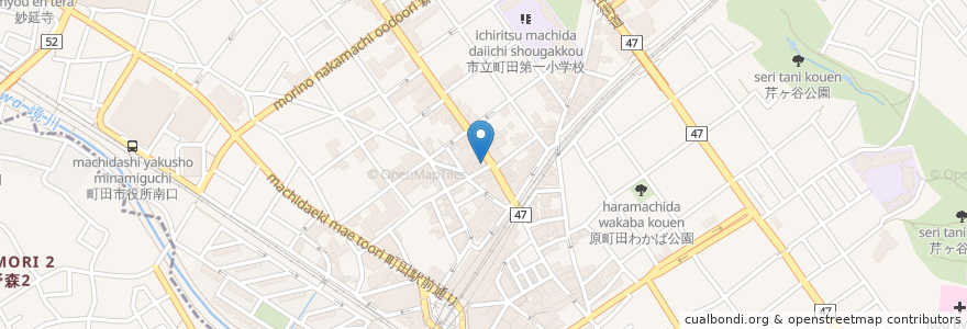Mapa de ubicacion de サンマルクカフェ en Japão, Tóquio, 町田市.