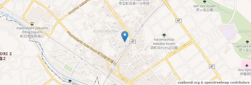 Mapa de ubicacion de ポポラマーマ en 日本, 东京都/東京都, 町田市.