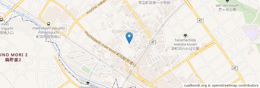 Mapa de ubicacion de 吉良医院 en Japan, Tokyo, Machida.